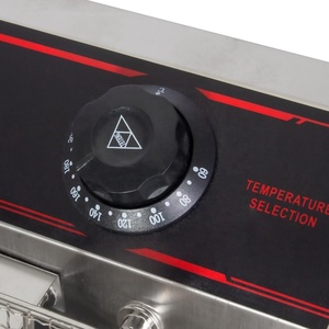 <span class=keywords><strong>Friteuse</strong></span> Électrique Professionnelle de Restaurant 6L à Double Cuve - Product Image 3