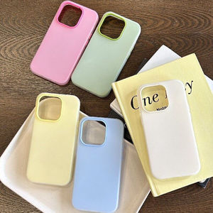 Chất Lỏng Silicone Trường Hợp Điện Thoại Cho <span class=keywords><strong>Iphone</strong></span> Jelly Kẹo Màu Cover Quay Lại <span class=keywords><strong>Bumper</strong></span> Trường Hợp Điện Thoại Cho <span class=keywords><strong>Iphone</strong></span> 15 Pro 16 15 Mềm Trường Hợp - Product Image 3