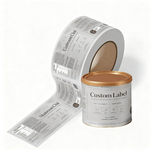 ฉลากชาแบบกำหนดเองบรรจุภัณฑ์กระดาษพื้นผิวมีกาวในตัวสติกเกอร์ฟอยล์สีทองโลหะพิมพ์ฉลากขวดไค - Product Image 4