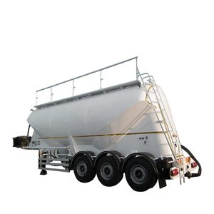 Semirremolque <span class=keywords><strong>Cisterna</strong></span> de Acero para Cemento de 40-45 m³ con Neumáticos 12r22.5 para Transporte de Materiales Secos a Granel - Product Image 1