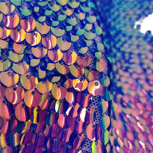 2025 gros <span class=keywords><strong>violet</strong></span> pièce concave paillettes maille Tulle dentelle tissu miroitant haute élasticité 5mm brodé transparent pour mariage-utilisation - Product Image 2