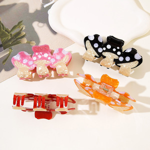 RTS-1 - Pinzas <span class=keywords><strong>para</strong></span> el <span class=keywords><strong>Cabello</strong></span> con Forma <span class=keywords><strong>de</strong></span> Vegetales Simulados, 10.5 cm, 3 Piezas, Pinzas <span class=keywords><strong>para</strong></span> el <span class=keywords><strong>Cabello</strong></span> con Forma <span class=keywords><strong>de</strong></span> Hongo y Tiburón, Creativas y Lindas, <span class=keywords><strong>para</strong></span> Mujer - Product Image 6