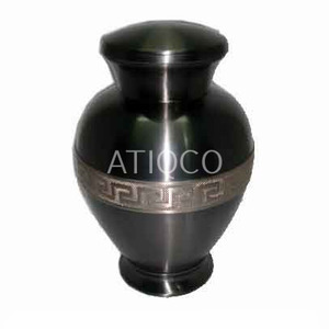 Urna Funeraria Atiqco para Adultos, Estilo Americano, Latón Macizo, Acabado Dorado Satinado - Product Image 3