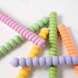 <span class=keywords><strong>Nicole</strong></span>-moldes de silicona hechos a mano para fabricación de velas, moldes de goma para velas - Product Image 2