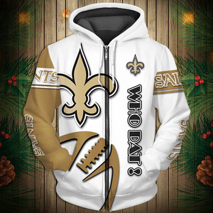 New Wholesale American Football Team Hoodies Polyester Daily Casual Wearing <strong>Zip</strong> <strong>up</strong> <strong>White</strong> Color Hoodies Sweaters - Product Image 5