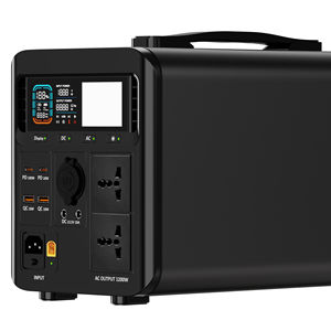 Station d'alimentation portable <span class=keywords><strong>1500W</strong></span> 1536Wh, générateur solaire pour le camping avec batterie LiFePO4, alimentation UPS, comme <span class=keywords><strong>Ecoflow</strong></span>, pour usage domestique - Product Image 1