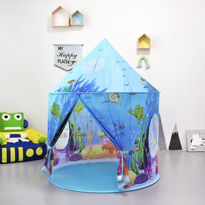 เต็นท์เด็กเล่น บ่อบอลในร่ม วัสดุ PE ลายมหาสมุทร สำหรับเด็ก ใช้ในบ้าน - Product Image 2