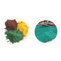 Paillis Chip Color Pigment Oxyde de fer Vert