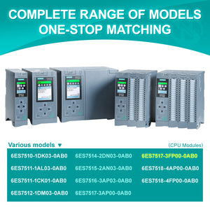 Siemens 100% Original Baru SIMATIC S7-1500F CPU 1517F-<span class=keywords><strong>3</strong></span> PN/DP Unit Pemroses Sentral S7-1500 6ES7517-3FP00-0AB0 Pengontrol PLC - Product Image 3