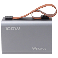 Batería Externa Portátil de 100W y 80000mAh con Encendedor de Cigarrillos de 120W - Batería 21700, Pantalla LED, Carga Rápida para Portátiles