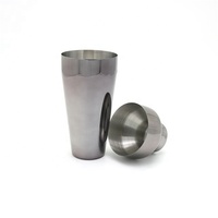 Weipremium mélangeur élégant pour Cocktail, salle de bains, 2 pièces, 600ml/20oz, boîte en bronze noir, Martini Mojito bobbler pour célébrations, Shaker français