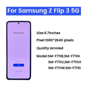 <span class=keywords><strong>Pantalla</strong></span> LCD para Teléfono Móvil <span class=keywords><strong>Samsung</strong></span> <span class=keywords><strong>Z</strong></span> <span class=keywords><strong>Flip</strong></span> 3 5G SM-F711 SM-F7110 SM-F711B, Repuesto de <span class=keywords><strong>Pantalla</strong></span> Táctil Digitalizadora - Product Image 2