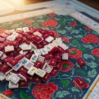 Fichas de Mahjong Americanas de Acrílico Azul Rojo Laguna, Modernas y de Lujo, para Viaje, Arte, Tamaño Personalizado, Portátiles y Ecológicas