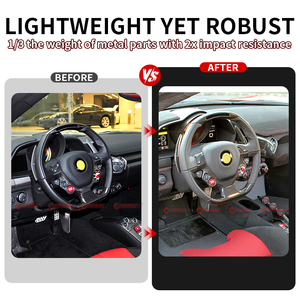 ชุดแต่งภายในรถยนต์คาร์บอนไฟเบอร์แห้งแบบ OEM คุณภาพสูง พร้อมแป้นเปลี่ยนเกียร์สำหรับ Ferrari 458 - Product Image 3