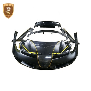 Best seller MSY stile fibra di carbonio parti della carrozzeria anteriore paraurti posteriore Spoiler Kit carrozzeria per Ferarri 458 Bodykit - Product Image 6