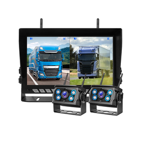 Wireless <b>Camera</b> Monitor Kit System Car Security Rear Vicew 2CH 10.1 Inch Screen DVR BUS Truck Trailer Backup Wireless-10.1-x36-S - Product Image 1