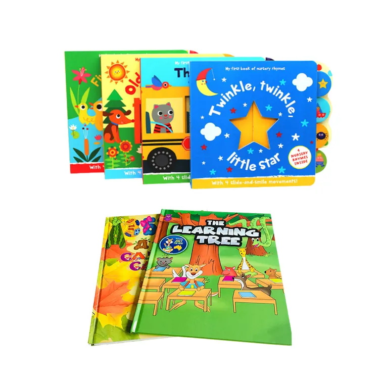 Custom Printing Pop Up 3D Flap Picture Books English Education For Kids Children
