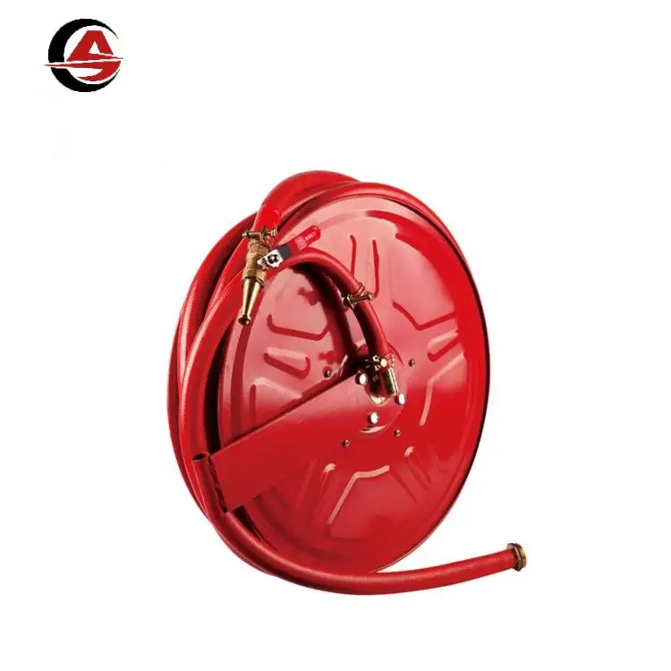 गुआंगमिन सर्वोत्तम मूल्य 20 मीटर/25 मीटर रेड फायर होज़ रील ड्रम टॉप अग्निशमन उपकरण और सहायक उपकरण