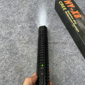 High Power X8 Tactical LED Flashlight Aviation Aluminum IPX6 Waterproof <b>Rechargeable</b> Outdoor Safety Lighting <b>Torch</b> - Product Image 2