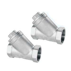 Filtro de rosca hembra tipo Y de 3/8"-4 DN10-100 de acero inoxidable CF8M CF8, hierro fundido dúctil, latón y bronce - Product Image 2