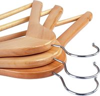 Lot de 30 cintres en bois personnalisables pour vêtements, cintres, ensemble de cintres pour manteau, tailleur, pantalon et jupes, vente en gros