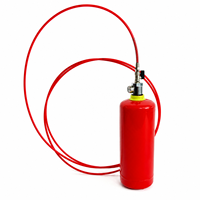 Extincteur automatique à poudre sèche DCP ABCE Hunter de type tube 3M pour usine