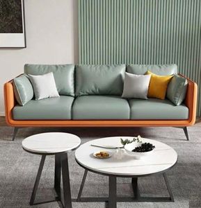 Canapé de salon moderne et élégant avec rembourrage confortable et design neutre pour la décoration de la maison - Product Image 1