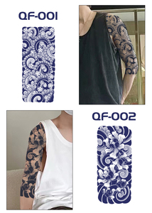 Tatuajes Temporales al por Mayor en Oferta, Tatuajes Adhesivos de Jugo Herbal de Siete Brazos, Tatuajes Temporales de Flores Impermeables para Niños - Product Image 6