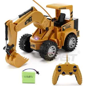 Pretend Construction Spielset Fahrzeugs pielzeug 4WD 5 Kanal 1:24 RC Bau Bagger Fernbedienung Bagger Spielzeug für Kinder