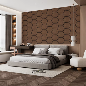 Piastrelle di <span class=keywords><strong>legno</strong></span> alternative WPC wallboard decorazione parete interna rivestimenti 3D griglia <span class=keywords><strong>pannelli</strong></span> acustici - Product Image 6