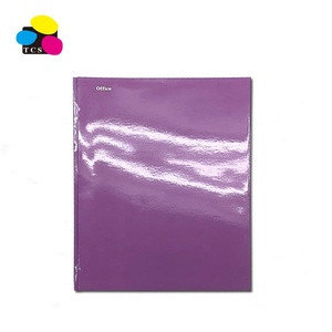 Hot bán <span class=keywords><strong>handmade</strong></span> Glossy nhiều lớp 3 prongs hai túi giấy tập tin thư mục - Product Image 6