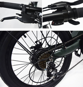 Vélo pliant Naicisports N2 250W 20 pouces 7 vitesses avec cadre en aluminium, batterie au lithium 36V, moteur à engrenages et frein à disque - Product Image 4