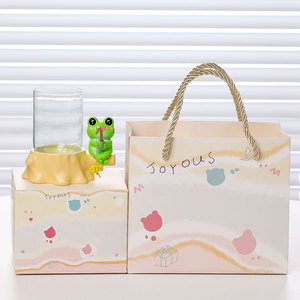 Vase hydroponique mignon en forme d'animal avec fonction d'arrosage automatique pour la décoration de plantes de bureau - Product Image 4