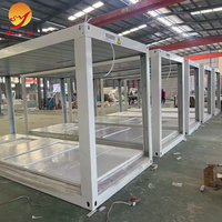 Maison préfabriquée à bas coût, bureau mobile, conteneur démontable étanche à montage rapide pour chantier de construction