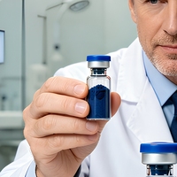 Poudre de Tripeptide-1 de Cuivre GHK-Cu (C14H21CuN6O6) de Haute Pureté (99%-99,9%) de la Marque WV, Produits Chimiques Cosmétiques, Oraux et pour Soins Capillaires, CAS 89030955