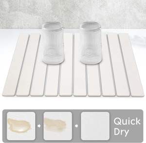 Large Stone Dish Drying <b>Mat</b> for Kitchen Counter Fast Dry Super <b>Absorbent</b> Collapsible Dish Drying <b>Mats</b> Diatomaceous Earth <b>Mats</b> - Product Image 2