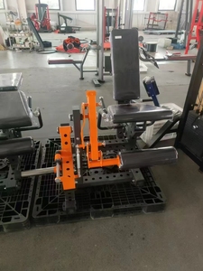 Uso comercial Nuevo diseño Entrenamiento Acero Gimnasio Equipo de fitness Placa Cargada Extensión de pierna Curl de pierna para gimnasio Club - Product Image 3