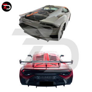 Kit carrosserie style Huracan LP610 <span class=keywords><strong>STO</strong></span> avec pare-chocs, capot et spoiler pour Gallardo LP540 LP550 LP560, vente chaude en usine - Product Image 2