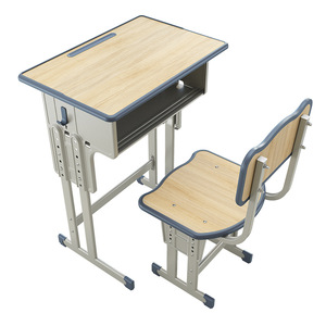 Meilleur prix Style moderne 60X40MM MDF bois matériel école bureau et chaise ensemble <span class=keywords><strong>cadre</strong></span> en acier pour les écoles primaires - Product Image 4