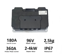 Contrôleur de moteur BLDC à onde sinusoïdale Fardriver ND96360 pour moto électrique, moteurs DC, tension nominale 96V, protection IP67, 180A max.