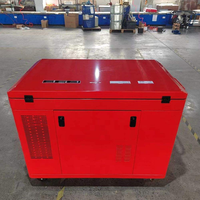 Générateur silencieux à double carburant 5KW 6KVA à châssis ouvert, refroidi par air, démarrage électrique 12V DC, alimentation de secours domestique
