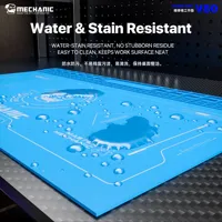 Tapis de travail multifonction MECHANIC V80 pour la réparation de téléphones mobiles, isolation thermique souple, tapis de fixation pour carte mère, outils