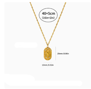 Collar <span class=keywords><strong>de</strong></span> Acero Inoxidable Constelación para Hombre y Mujer, Estilo Étnico, Collar para Pareja, Accesorios Transfronterizos - Product Image 5