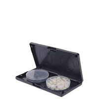 Ensemble de table de jeu d'échecs chinois magnétique 10*10 pouces pliable ensemble de jeu d'échecs en plastique de voyage Weiqi pour enfants adultes jeu de société