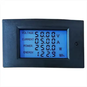 DC digital display multifunctional power monitor 100V/20A high voltage and current power metering watt-hour meter