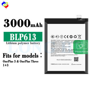 Blp613 100% Originele Li-Ion Polyer Oplaadbare Batterij Voor Oneplus 3 Batterij Voor Oneplus 1 + 3T 3 5 5T Mobiele Telefoon Batterij - Product Image 2