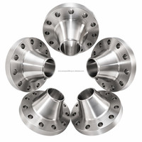 Bride à joint de superposition en acier au carbone avec extrémité à emboîtement pour échangeur de chaleur à coque et tubes ASME B16.5 CL150 RF NPS 2-24