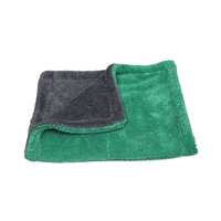 Grande vente en gros voiture Pro 1400gsm 1500 1600 1800 double face microfibre Deluxe double microfibre serviette de séchage pour voiture monstre