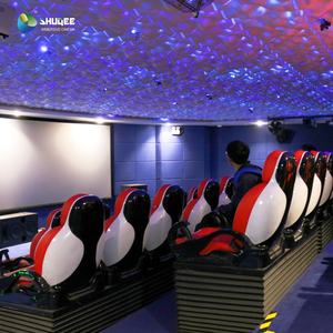 Bon fauteuil de cinéma 4D en fibre de verre avec écran à 180 degrés pour l'aéroport, l'éducation, le parc de trampoline - Product Image 3