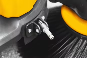 MS50W China barredora manual con tres cepillos barredora manual de <span class=keywords><strong>calle</strong></span> caminar detrás de barredora - Product Image 3